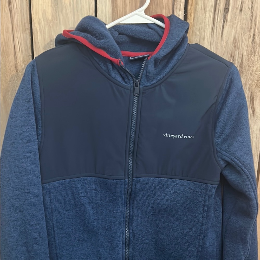 Vineyard Vines Blue and Red Puffer Jacket